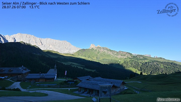 Archiv Foto Webcam Almgasthof Zallinger (Dolomiten)