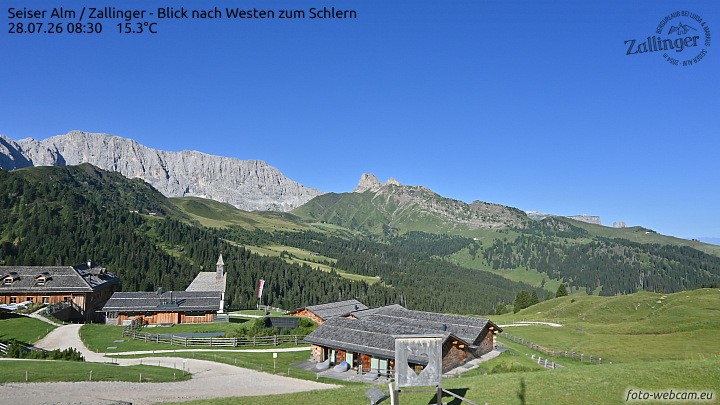 Archiv Foto Webcam Almgasthof Zallinger (Dolomiten)