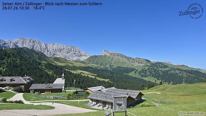 Archiv Foto Webcam Almgasthof Zallinger (Dolomiten)