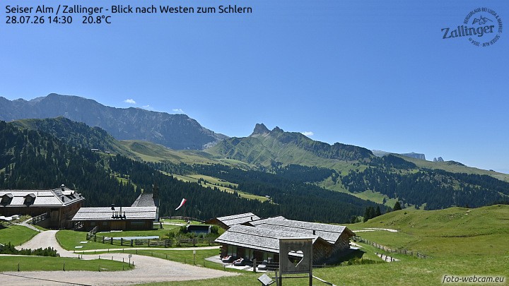 Archiv Foto Webcam Almgasthof Zallinger (Dolomiten)