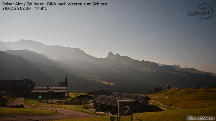 Archiv Foto Webcam Almgasthof Zallinger (Dolomiten)