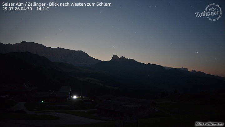 Archiv Foto Webcam Almgasthof Zallinger (Dolomiten)