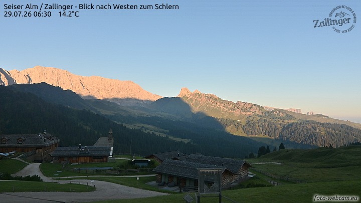 Archiv Foto Webcam Almgasthof Zallinger (Dolomiten)