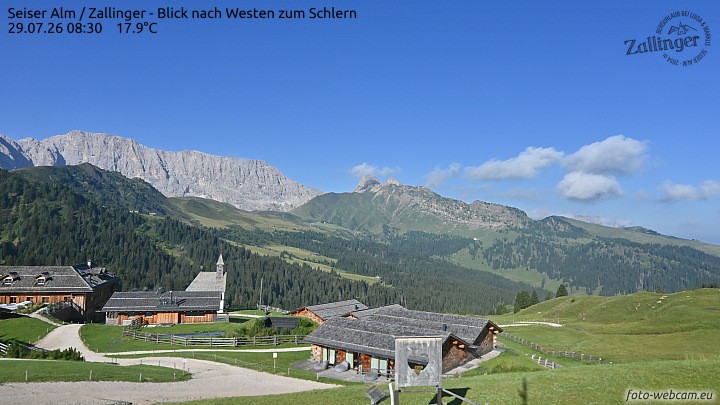 Archiv Foto Webcam Almgasthof Zallinger (Dolomiten)