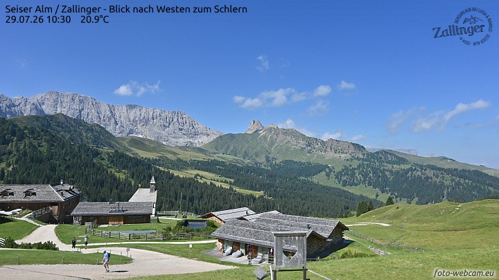 Archiv Foto Webcam Almgasthof Zallinger (Dolomiten)
