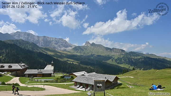 Archiv Foto Webcam Almgasthof Zallinger (Dolomiten)