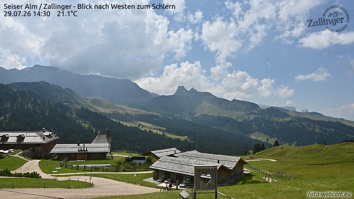 Archiv Foto Webcam Almgasthof Zallinger (Dolomiten)