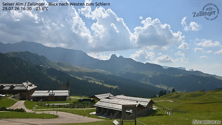 Archiv Foto Webcam Almgasthof Zallinger (Dolomiten)