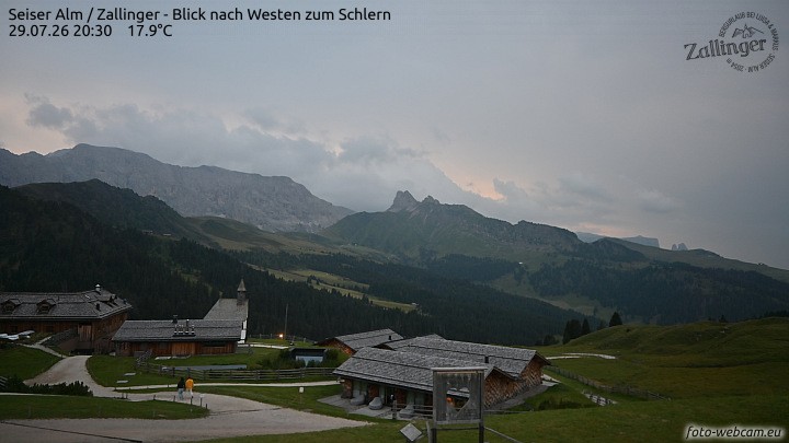 Archiv Foto Webcam Almgasthof Zallinger (Dolomiten)