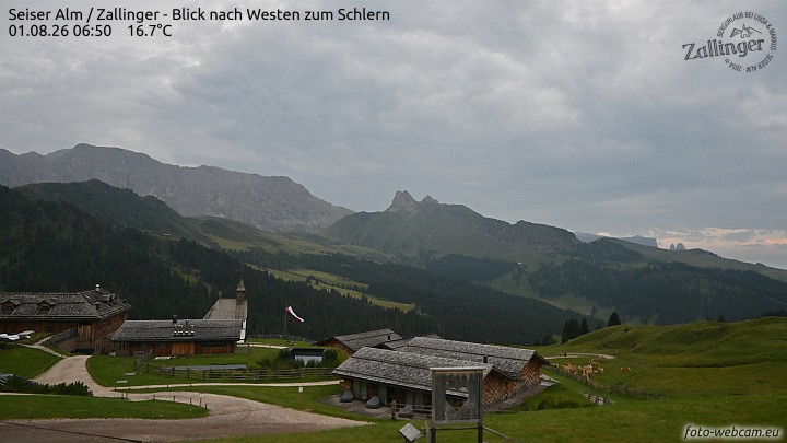 Archiv Foto Webcam Almgasthof Zallinger (Dolomiten)