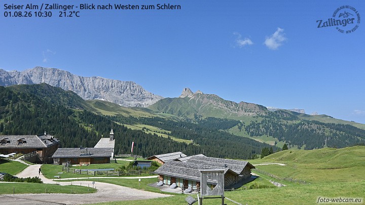 Archiv Foto Webcam Almgasthof Zallinger (Dolomiten)