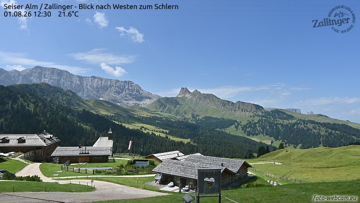 Archiv Foto Webcam Almgasthof Zallinger (Dolomiten)