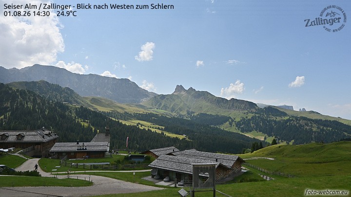 Archiv Foto Webcam Almgasthof Zallinger (Dolomiten)