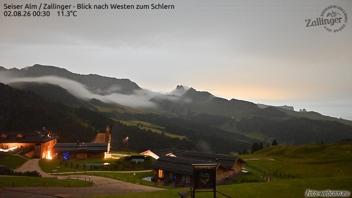Archiv Foto Webcam Almgasthof Zallinger (Dolomiten)