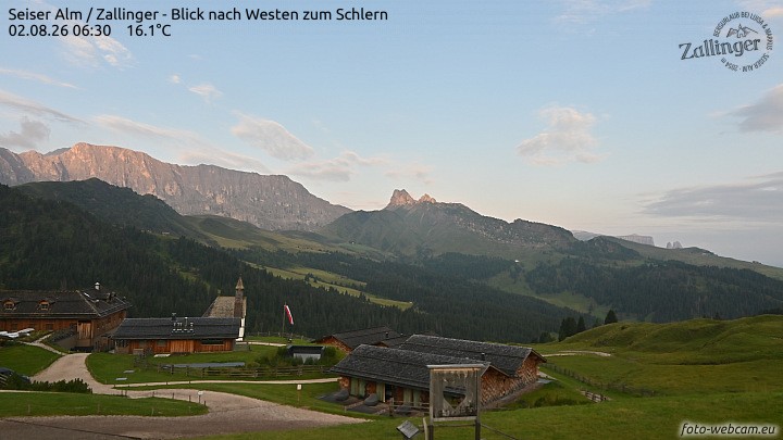 Archiv Foto Webcam Almgasthof Zallinger (Dolomiten)