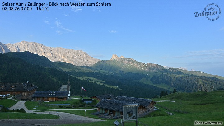 Archiv Foto Webcam Almgasthof Zallinger (Dolomiten)