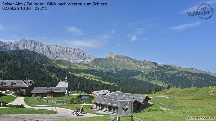 Archiv Foto Webcam Almgasthof Zallinger (Dolomiten)