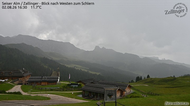 Archiv Foto Webcam Almgasthof Zallinger (Dolomiten)