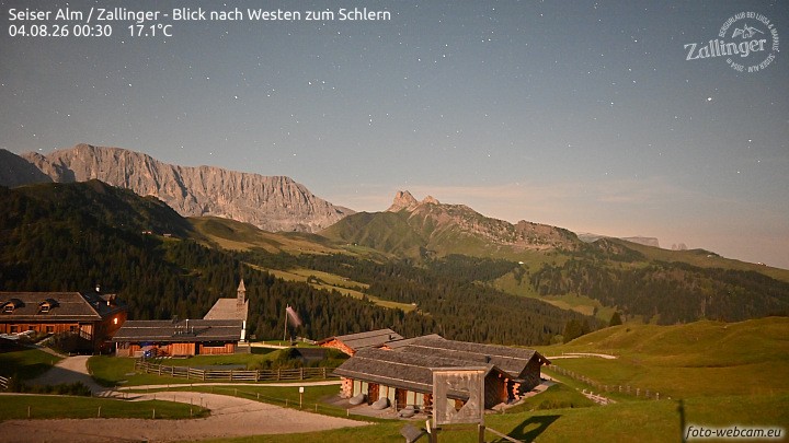 Archiv Foto Webcam Almgasthof Zallinger (Dolomiten)