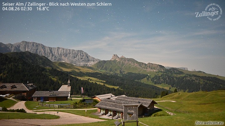 Archiv Foto Webcam Almgasthof Zallinger (Dolomiten)