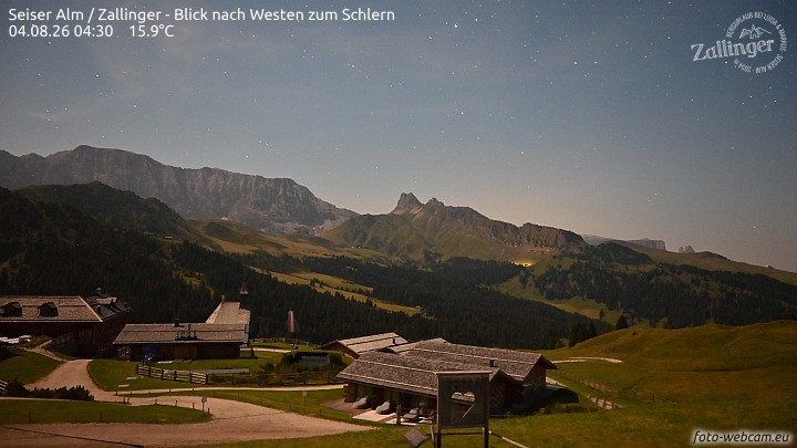 Archiv Foto Webcam Almgasthof Zallinger (Dolomiten)