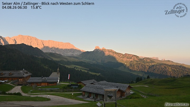 Archiv Foto Webcam Almgasthof Zallinger (Dolomiten)