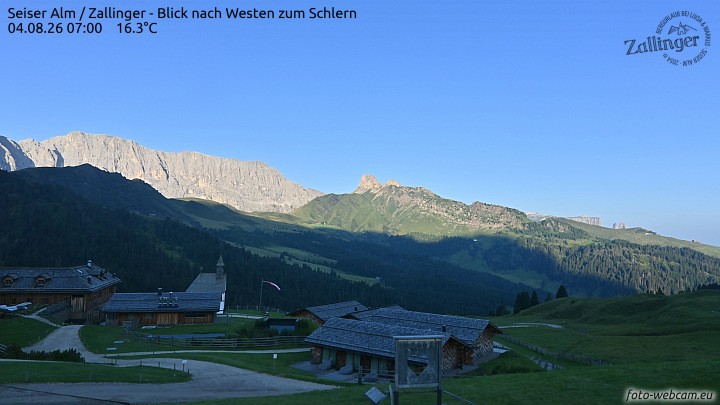 Archiv Foto Webcam Almgasthof Zallinger (Dolomiten)