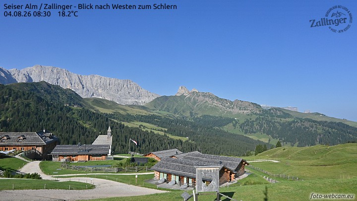 Archiv Foto Webcam Almgasthof Zallinger (Dolomiten)