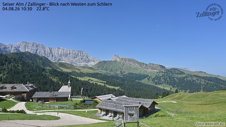 Archiv Foto Webcam Almgasthof Zallinger (Dolomiten)