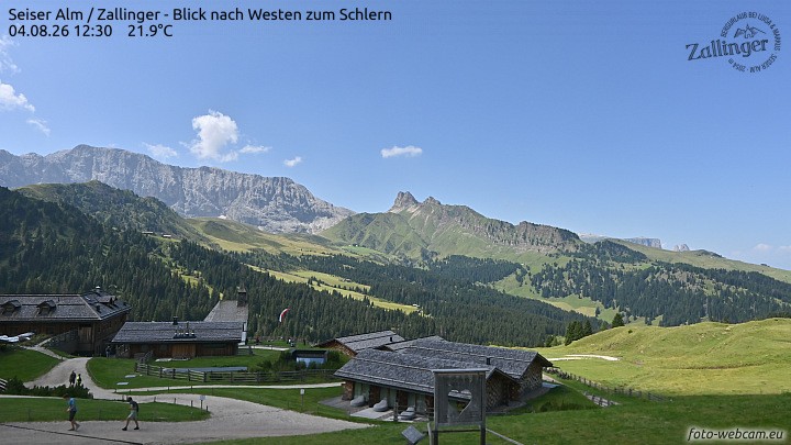 Archiv Foto Webcam Almgasthof Zallinger (Dolomiten)