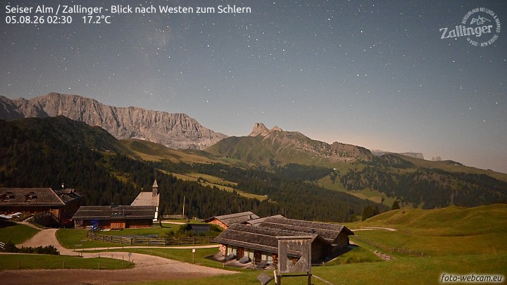 Archiv Foto Webcam Almgasthof Zallinger (Dolomiten)
