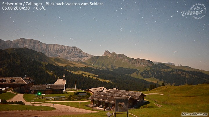 Archiv Foto Webcam Almgasthof Zallinger (Dolomiten)