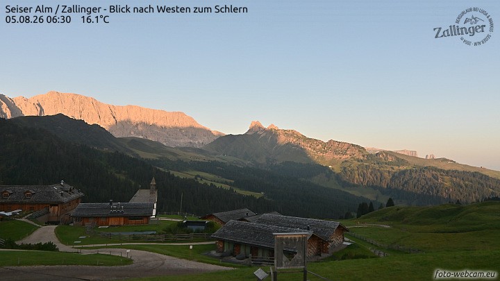Archiv Foto Webcam Almgasthof Zallinger (Dolomiten)