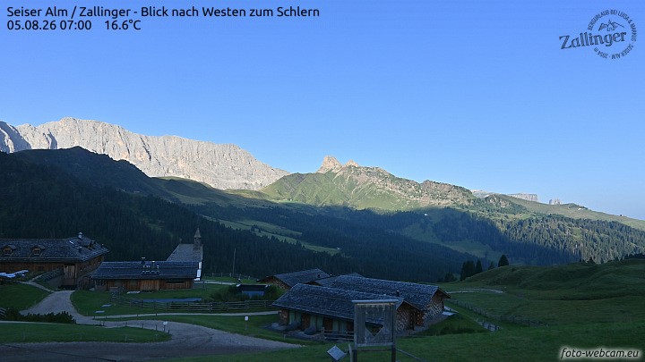 Archiv Foto Webcam Almgasthof Zallinger (Dolomiten)