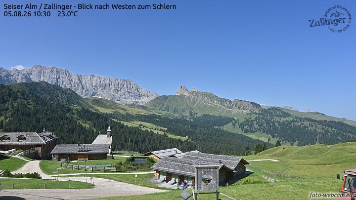 Archiv Foto Webcam Almgasthof Zallinger (Dolomiten)