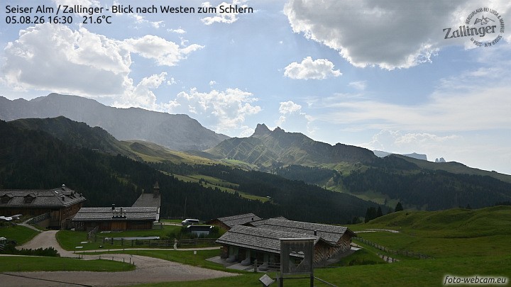 Archiv Foto Webcam Almgasthof Zallinger (Dolomiten)