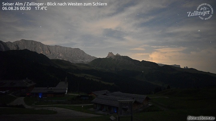Archiv Foto Webcam Almgasthof Zallinger (Dolomiten)