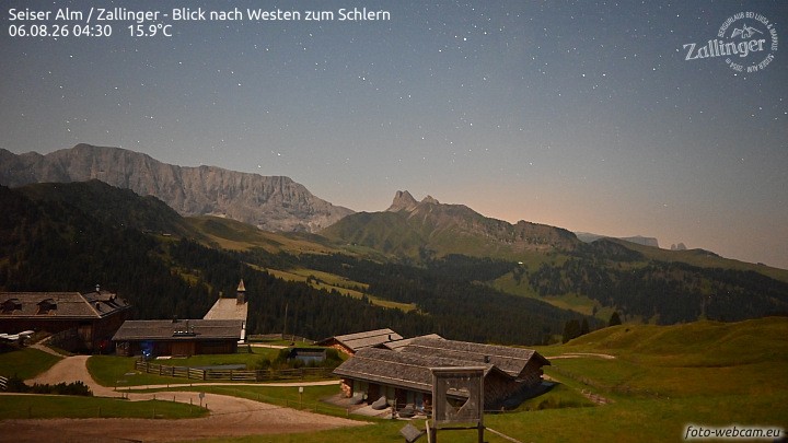 Archiv Foto Webcam Almgasthof Zallinger (Dolomiten)