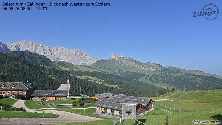 Archiv Foto Webcam Almgasthof Zallinger (Dolomiten)
