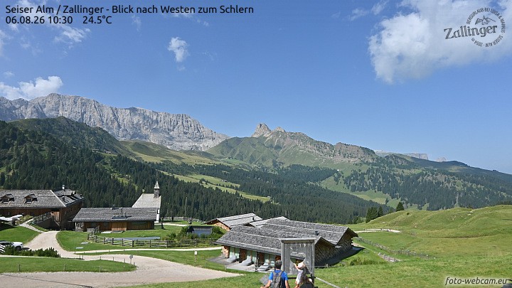 Archiv Foto Webcam Almgasthof Zallinger (Dolomiten)