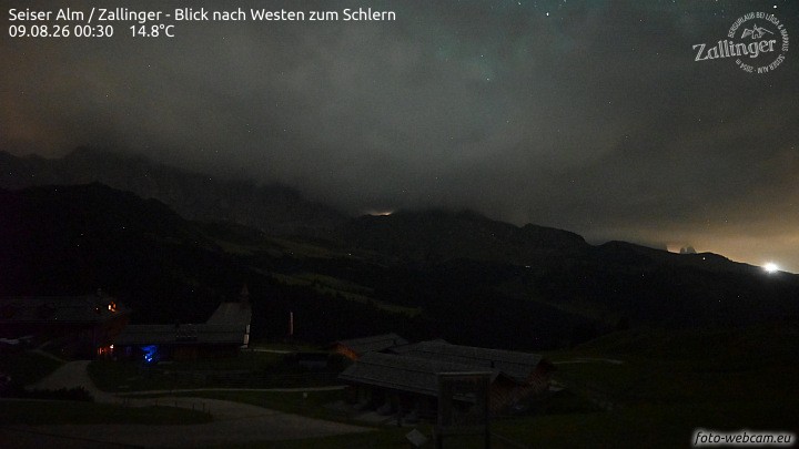 Archived image Webcam Almgasthof Zallinger