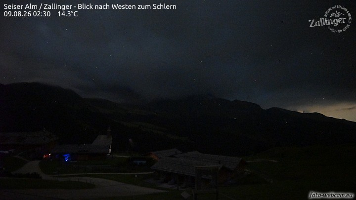 Archived image Webcam Almgasthof Zallinger
