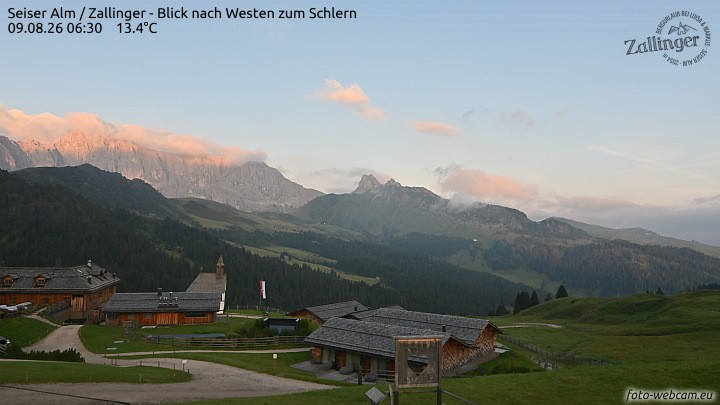 Archived image Webcam Almgasthof Zallinger