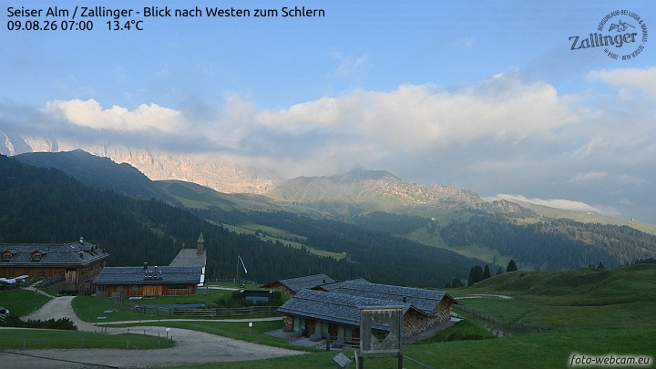 Archived image Webcam Almgasthof Zallinger