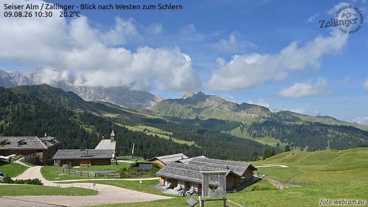 Archived image Webcam Almgasthof Zallinger