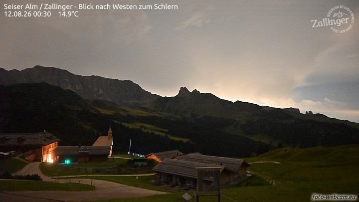 Archiv Foto Webcam Almgasthof Zallinger (Dolomiten)