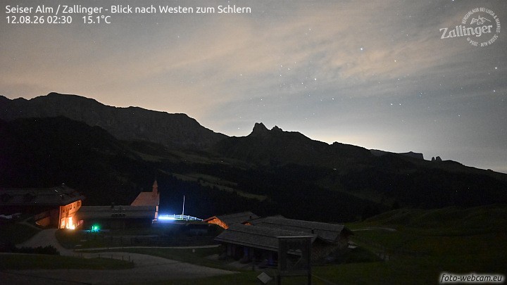 Archiv Foto Webcam Almgasthof Zallinger (Dolomiten)