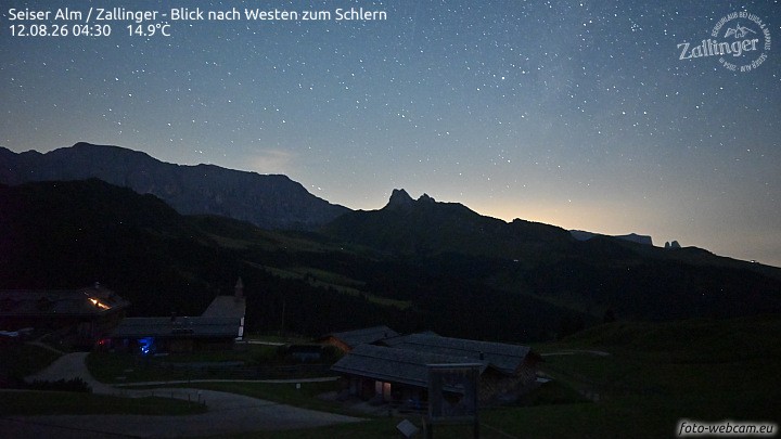 Archiv Foto Webcam Almgasthof Zallinger (Dolomiten)