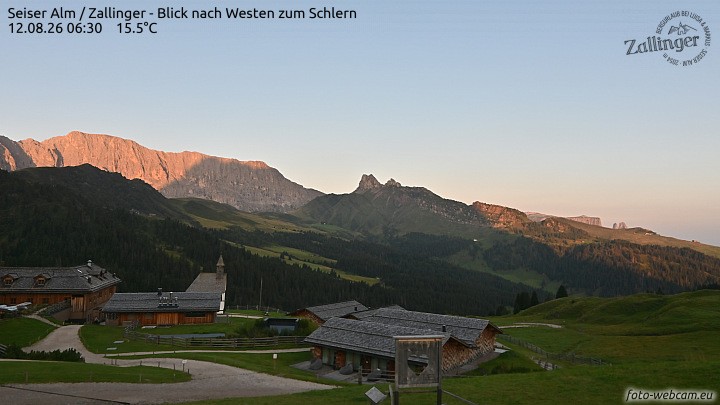 Archiv Foto Webcam Almgasthof Zallinger (Dolomiten)