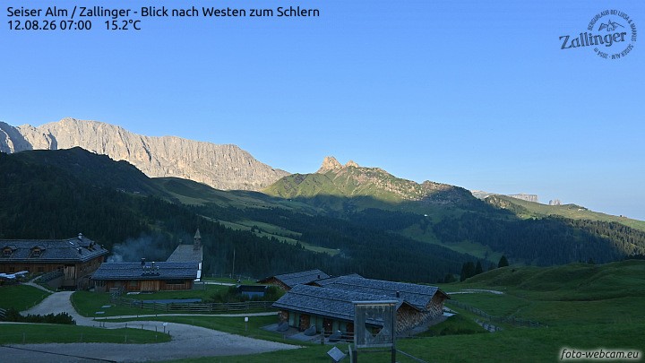 Archiv Foto Webcam Almgasthof Zallinger (Dolomiten)